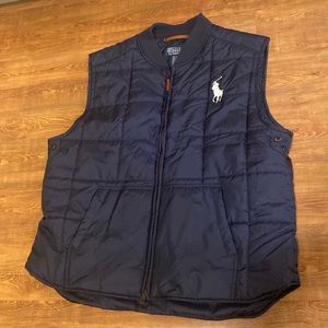Polo by Ralph Lauren Navy Blue puffer vest men’s size xl